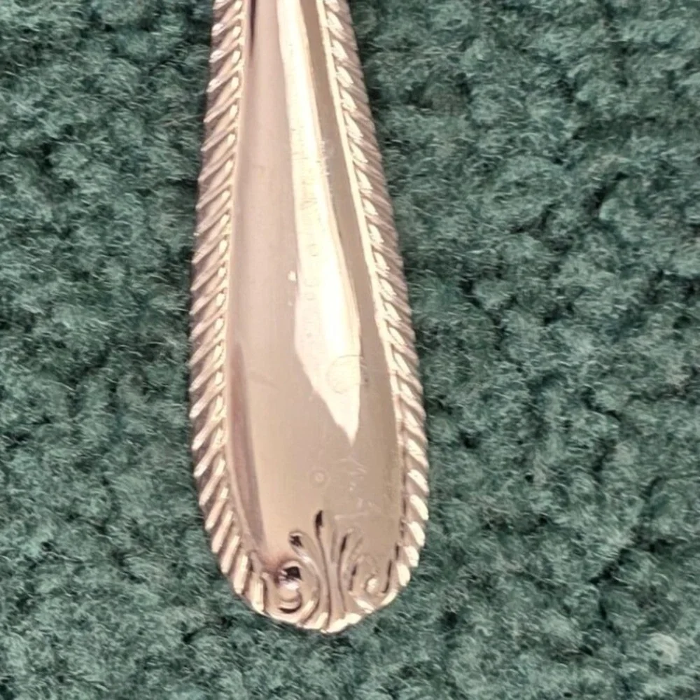 Lenox Tudor Bead Serving 3pc‎ set Fork Spoon Pierced Spoon 18/10 Stainless Steel